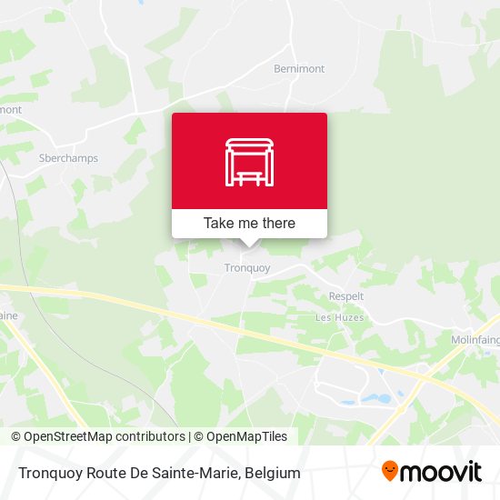 Tronquoy Route De Sainte-Marie plan