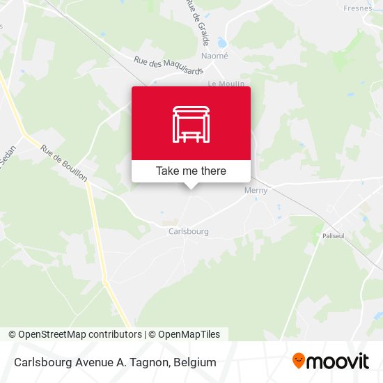 Carlsbourg Avenue A. Tagnon map