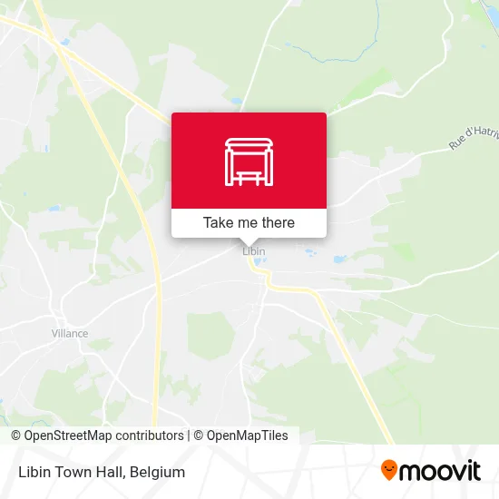 Libin Town Hall map
