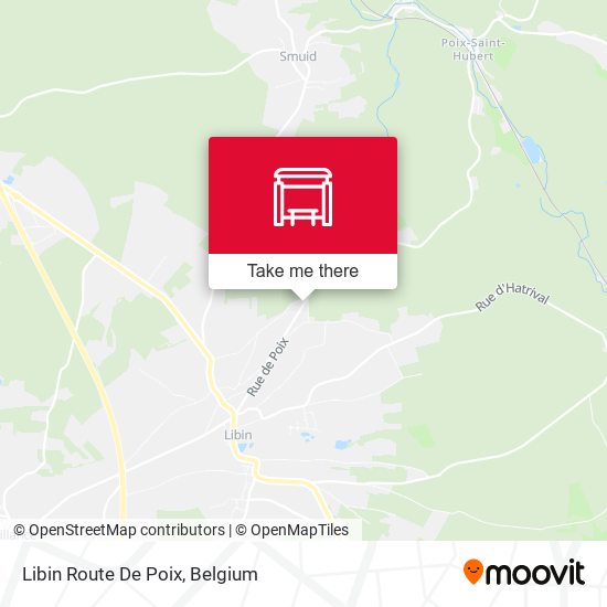 Libin Route De Poix map