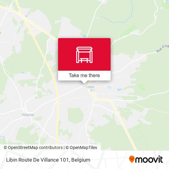 Libin Route De Villance 101 map