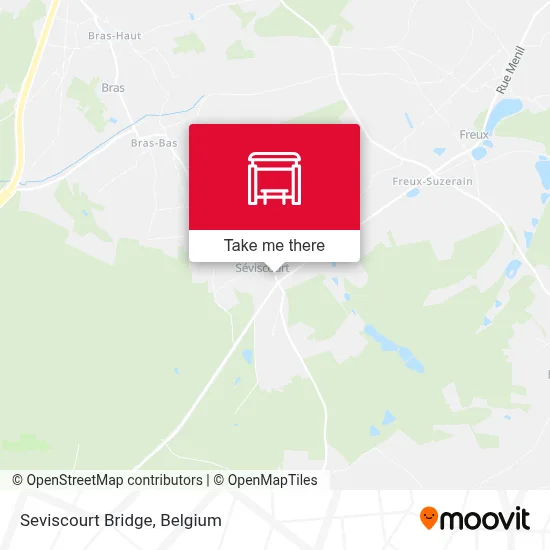 Seviscourt Bridge map