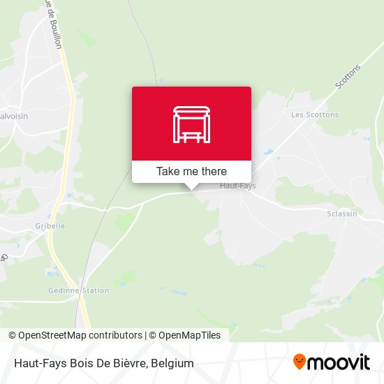 Haut-Fays Bois De Bièvre plan