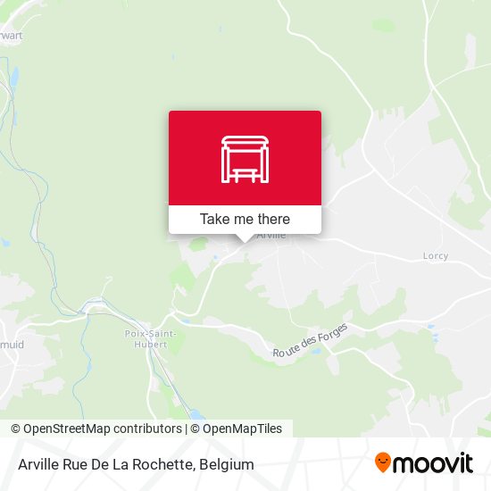 Arville Rue De La Rochette plan