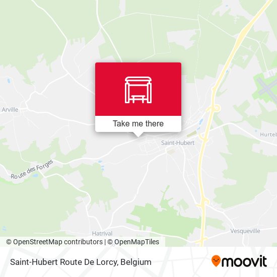 Saint-Hubert Route De Lorcy map