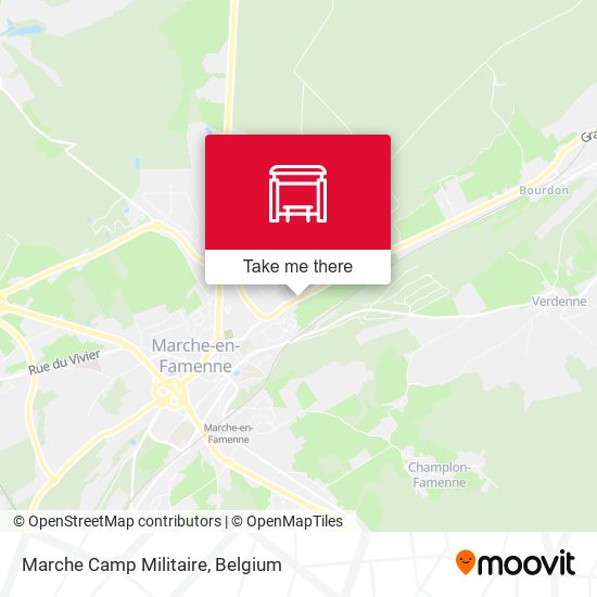 Marche Camp Militaire map