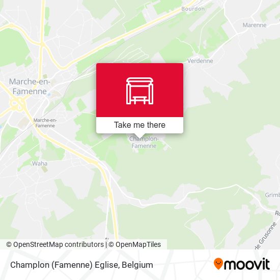Champlon (Famenne) Eglise map