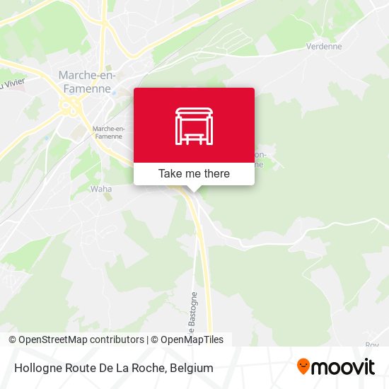 Hollogne Route De La Roche map