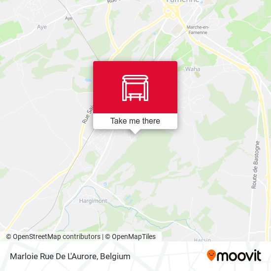 Marloie Rue De L'Aurore map