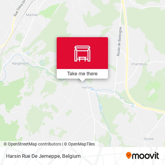 Harsin Rue De Jemeppe plan
