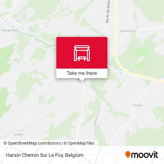 Harsin Chemin Sur Le Foy map