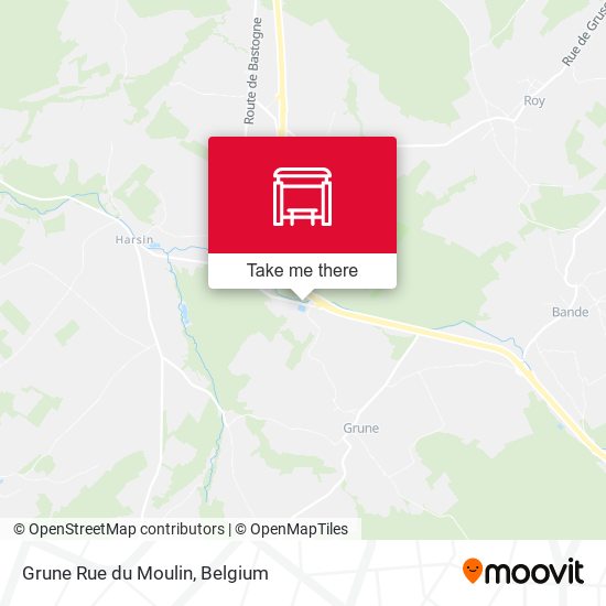 Grune Rue du Moulin plan