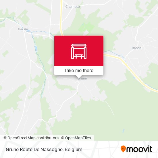 Grune Route De Nassogne plan