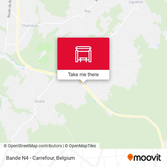 Bande N4 - Carrefour map