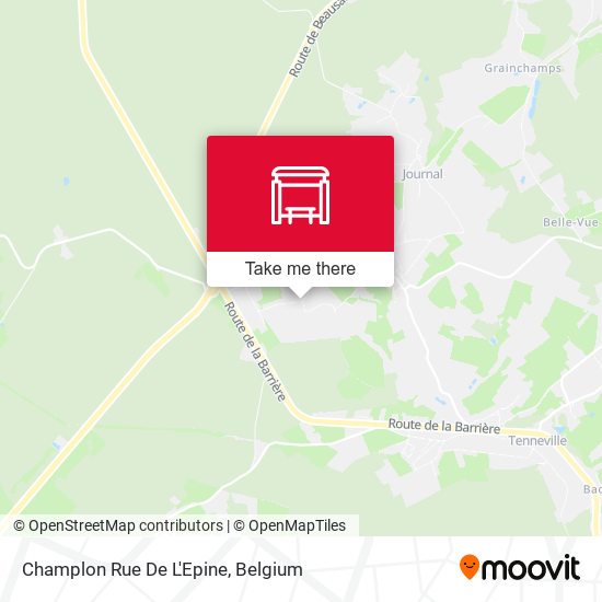 Champlon Rue De L'Epine map