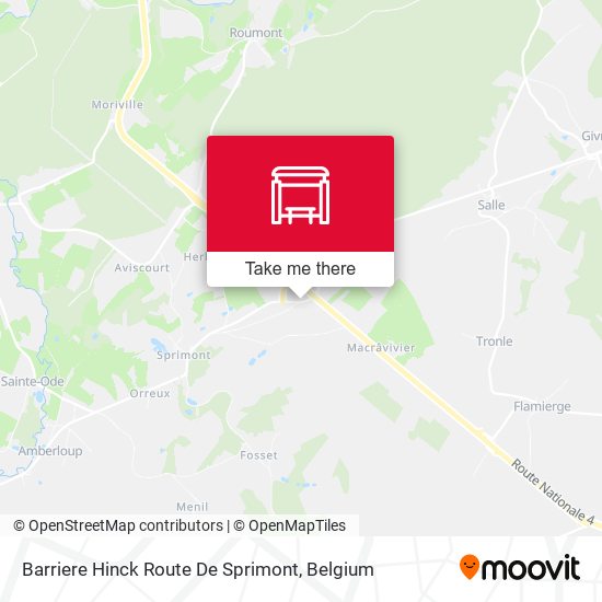 Barriere Hinck Route De Sprimont map