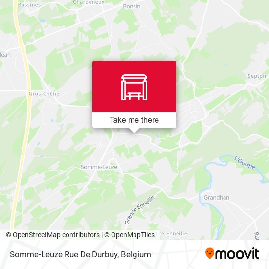 Somme-Leuze Rue De Durbuy plan