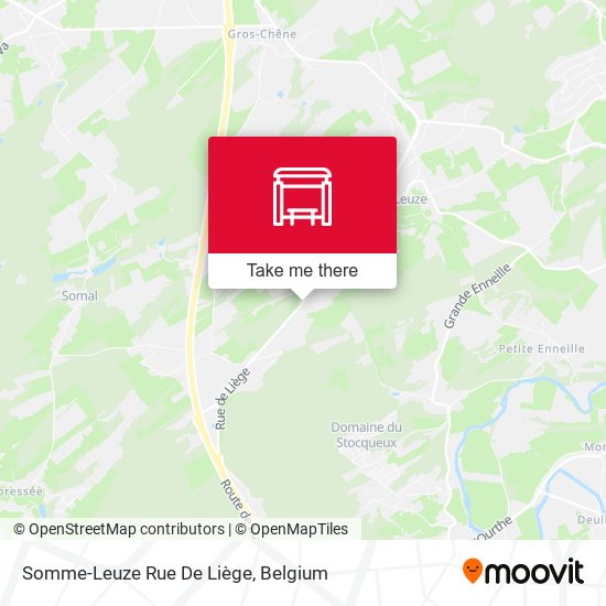 Somme-Leuze Rue De Liège map