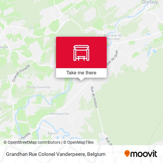 Grandhan Rue Colonel Vanderpeere plan
