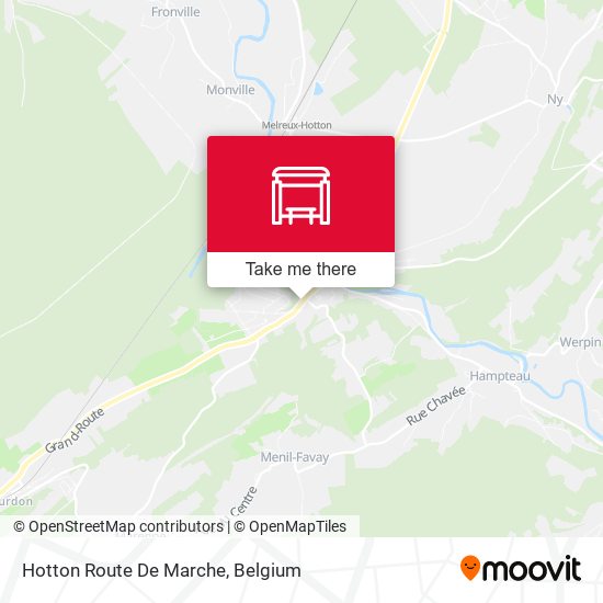 Hotton Route De Marche map
