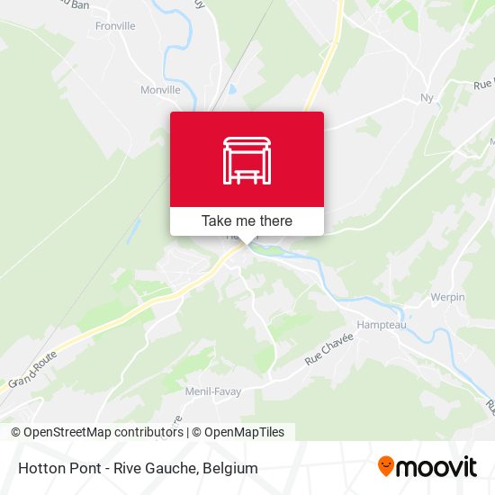 Hotton Pont - Rive Gauche map