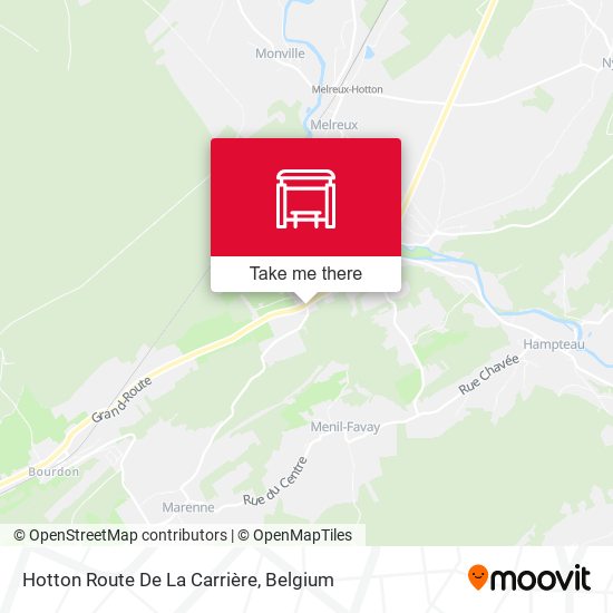 Hotton Route De La Carrière map