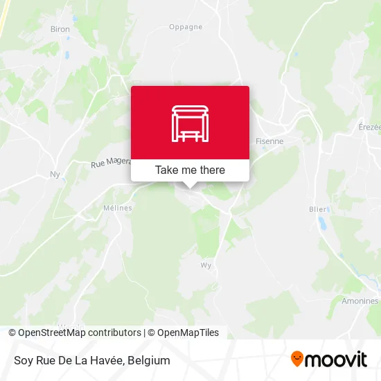 Soy Rue De La Havée map