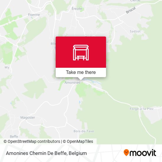 Amonines Chemin De Beffe plan