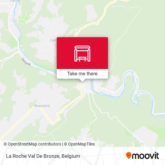 La Roche Val De Bronze map
