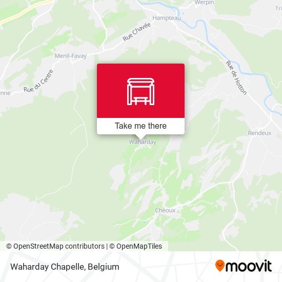 Waharday Chapelle map