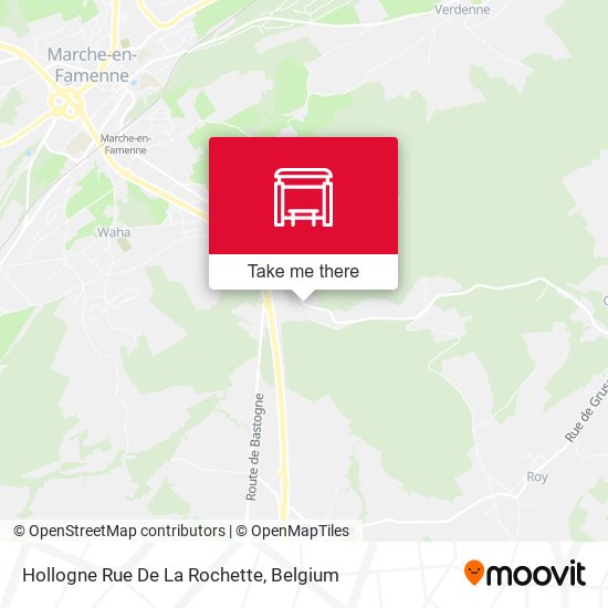Hollogne Rue De La Rochette map