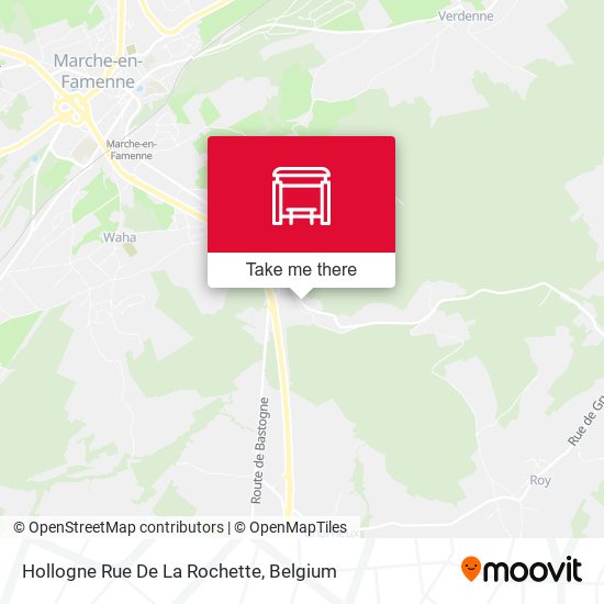 Hollogne Rue De La Rochette map