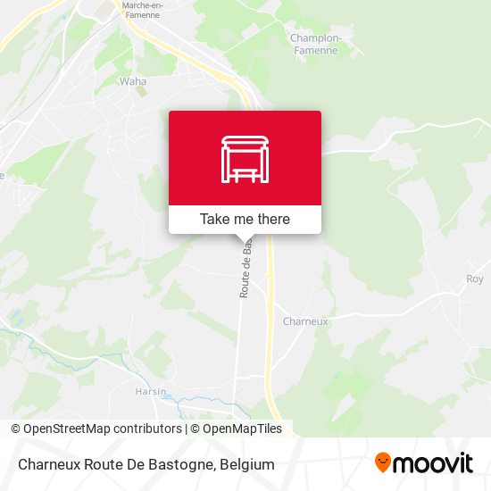 Charneux Route De Bastogne map