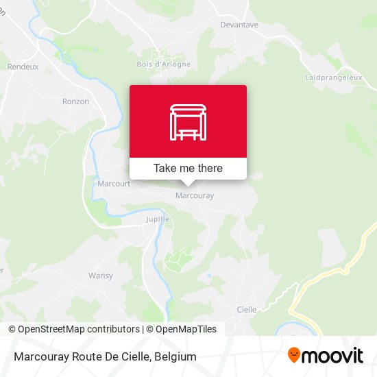 Marcouray Route De Cielle map