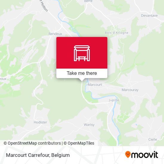 Marcourt Carrefour map