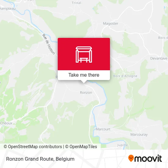 Ronzon Main Road map