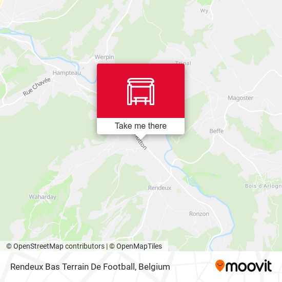 Rendeux Bas Terrain De Football map