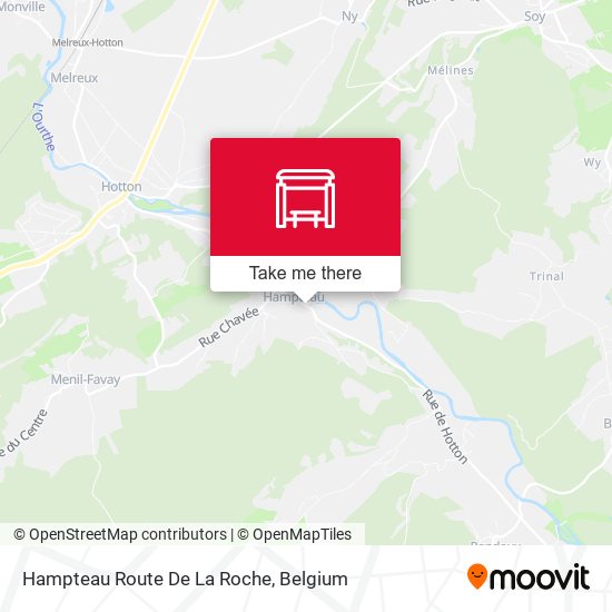 Hampteau Route De La Roche plan