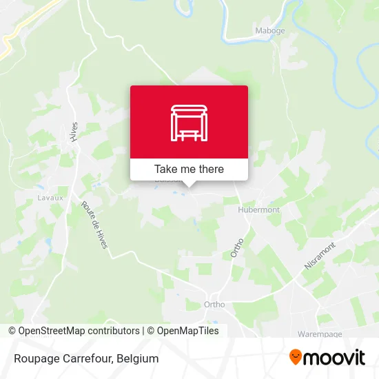 Roupage Carrefour map