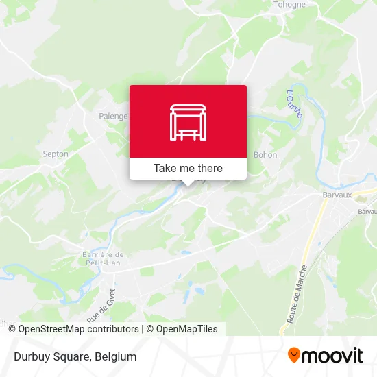 Durbuy Square map