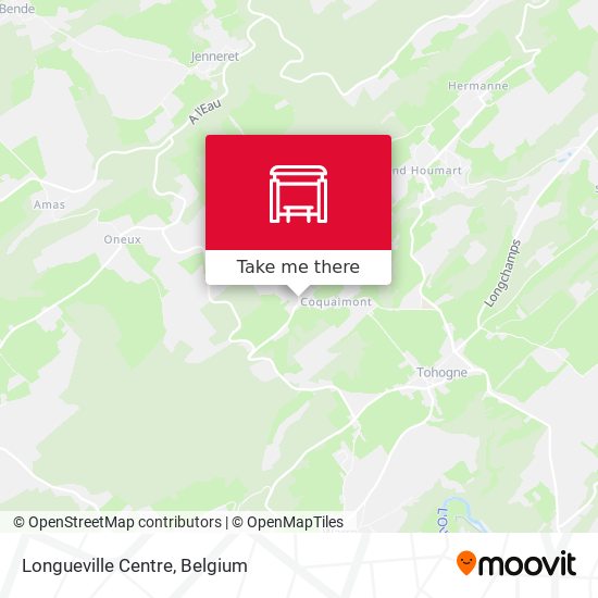 Longueville Centre map