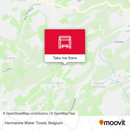Hermanne Water Tower map