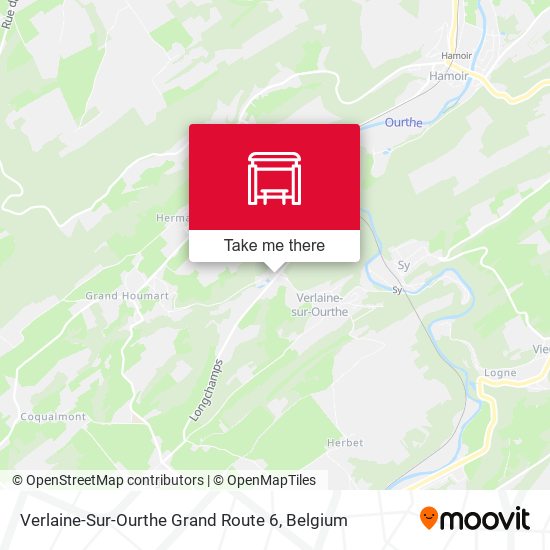 Verlaine-Sur-Ourthe Grand Route 6 plan