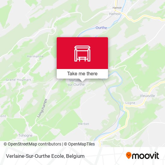 Verlaine-Sur-Ourthe Ecole map