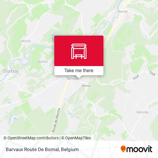 Barvaux Route De Bomal map