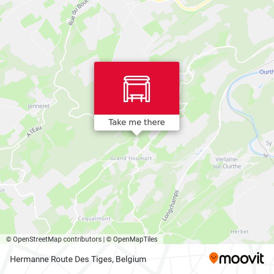 Hermanne Route Des Tiges map