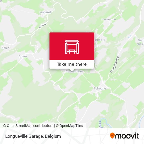 Longueville Garage map