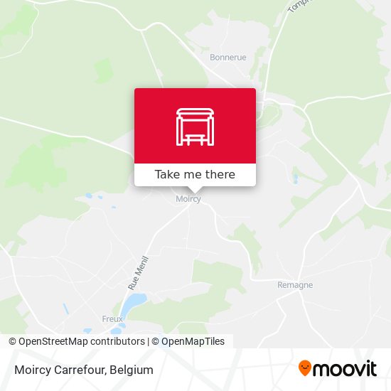 Moircy Carrefour map