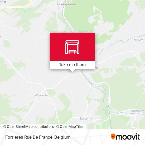 Forrieres Rue De France map