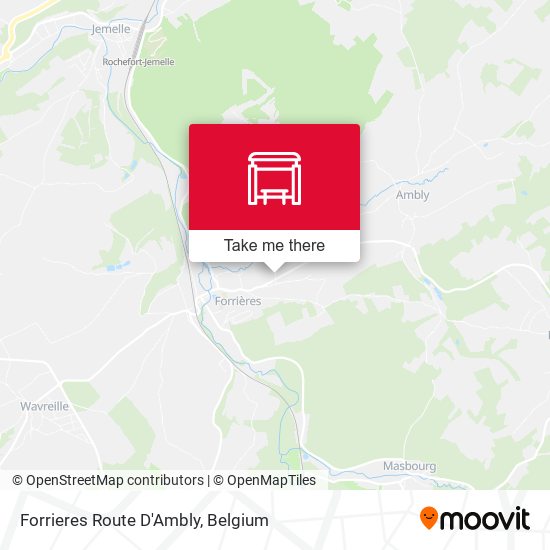 Forrieres Route D'Ambly map